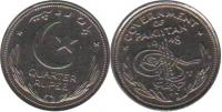 Pakistan 1948 Quarter Rupee Specimen Proof Coin UNC KM#5